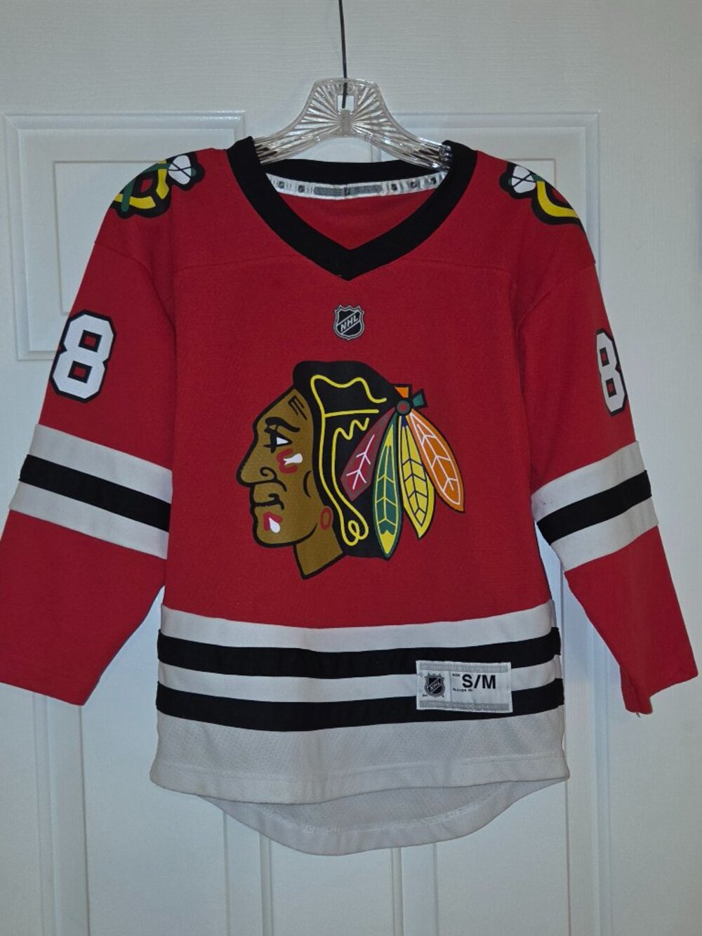 Chicago Blackhawks Patrick Kane, Kids Hockey Sweater, Sz S-M